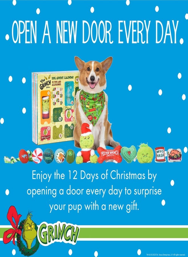 Dr. Seuss for Pets How the Grinch Stole Christmas Dog Advent Calendar with 12 Surprise Toys and Accessories, Dog Stocking Stuffers, Dog Christmas Gifts, Christmas Gifts for Dogs - Image 3